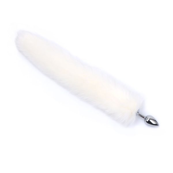 Plug Anal con Cola de Zorro Blanca