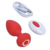 Plug Anal con Vibrador y Control Remoto