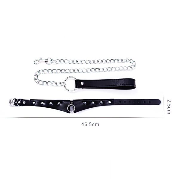 Collar Bondage con Correa