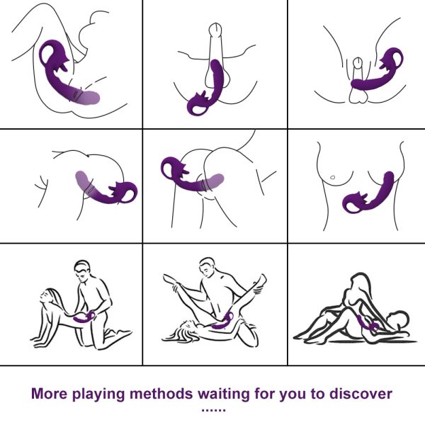 Vibrador 2 en 1 con Lengua
