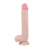 Real Skin dildo pellizcable con vertebra 28cm