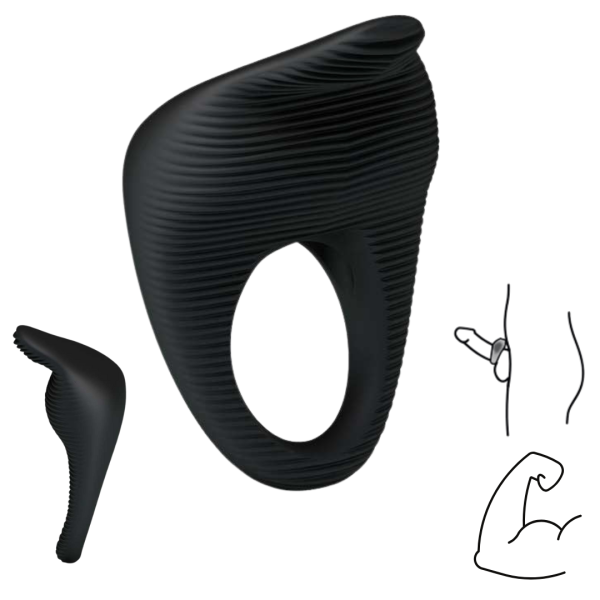 Anillo para el pene con vibrador.