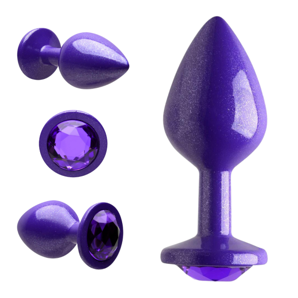 Plug Anal con Glitter y Strass