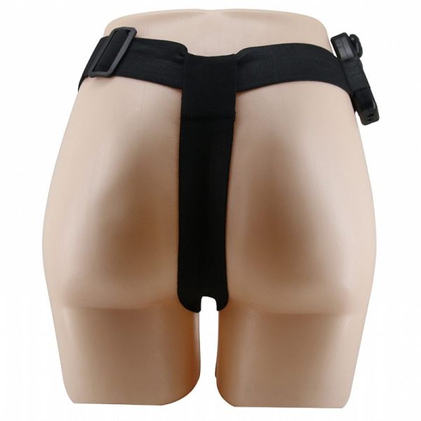14994-4 Arnés con Doble Dildo y Vibración Ajustable