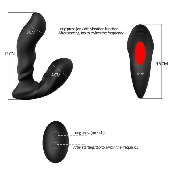Vibrador Estimulador de Próstata Optimus S-Hande