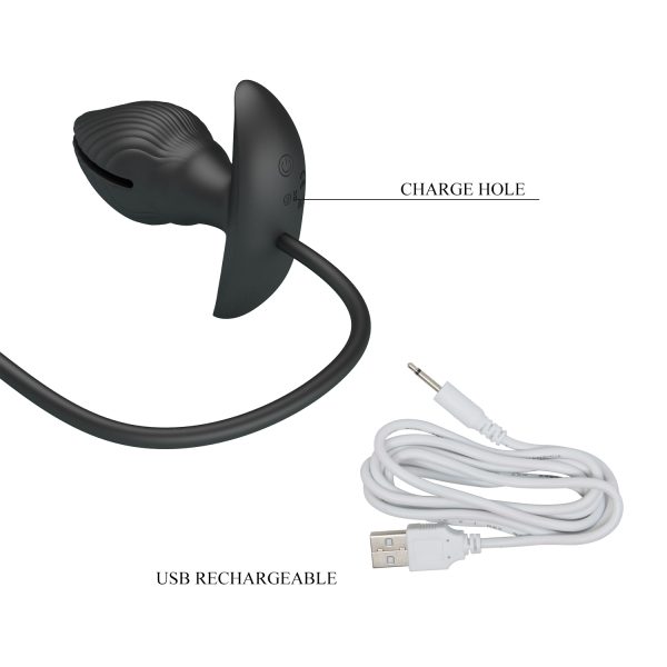 Manson Plug Anal Inflable con Vibración