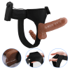 BW-022066Z_12 Arnés con Doble Dildo y Vibración Ajustable