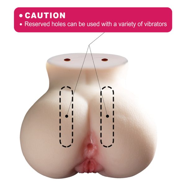Masturbador Masculino con Doble Entrada - Realismo Extremo