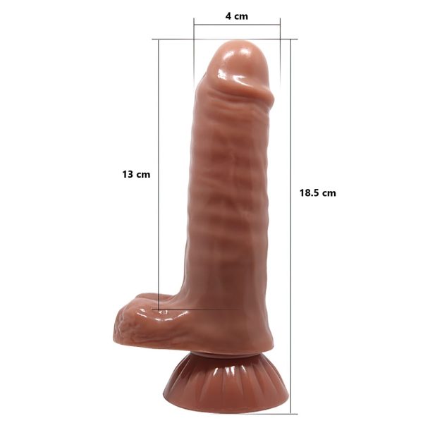 Consolador Realístico Angelo 18x3,8 cm