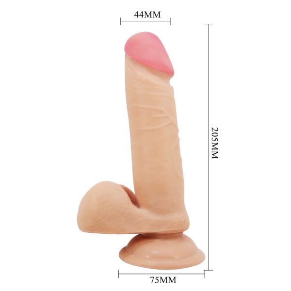 Dildo Realista 20.5 x 4.4 cm  Sliding Skin