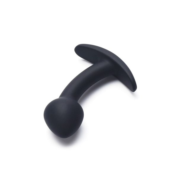 Plug Anal Curvado de Silicona Tamaño Pequeño