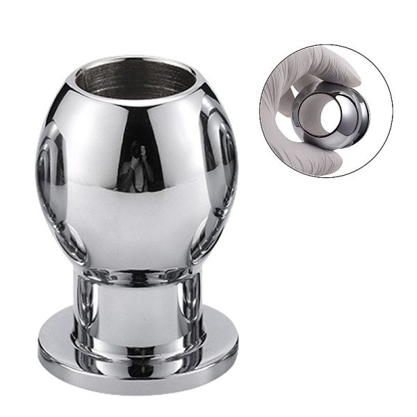 Extensor Anal Plug Hueco Metálico 6,5 x 4,5 cm