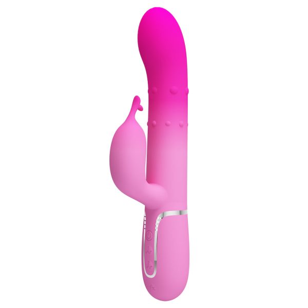 PG197-UNICA-01 Vibrador Rabbit con Esferas y Estimulador de Clítoris