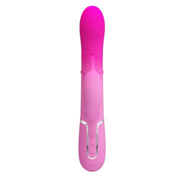 PG197-UNICA-02 Vibrador Rabbit con Esferas y Estimulador de Clítoris