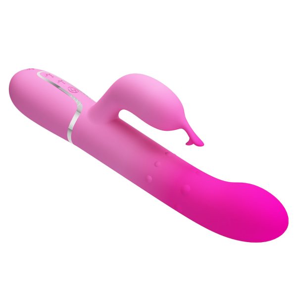 PG197-UNICA-03 Vibrador Rabbit con Esferas y Estimulador de Clítoris