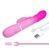 PG197-UNICA-08 Vibrador Rabbit con Esferas y Estimulador de Clítoris