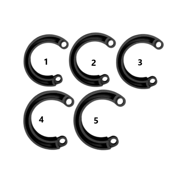 Jaula Castidad 100% Silicona Incluye 5 Anillos