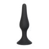 Plug Anal Cónico de Silicona con Ventosa 12,5 cm