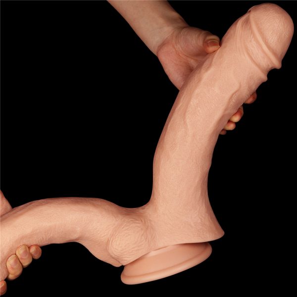 Doble Consolador Realista Gigante 30-33 cm