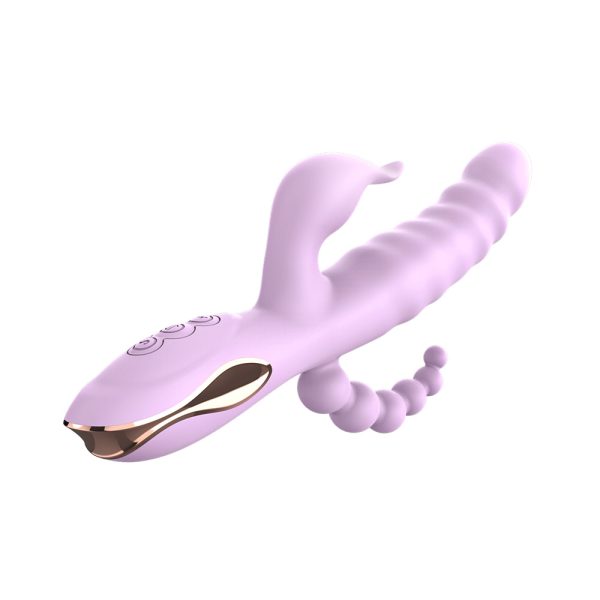 3 en 1 Vibrador con Movimientos Wave y Esferas Internas