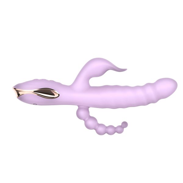 3 en 1 Vibrador con Movimientos Wave y Esferas Internas