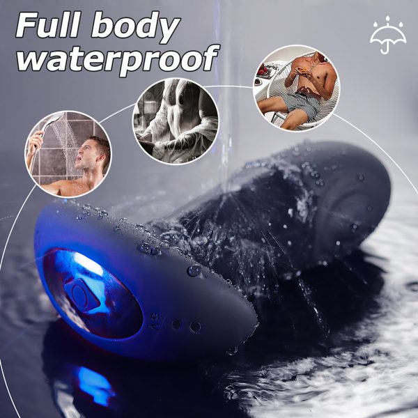 Reggie Plug Anal con Golpeteo Lateral y Control Remoto