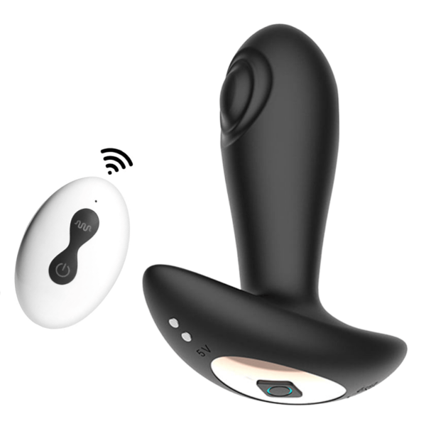 Reggie Plug Anal con Golpeteo Lateral y Control Remoto