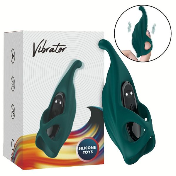 Vibrador para Dedo con 9 Modos de Vibración Silicona Recargable