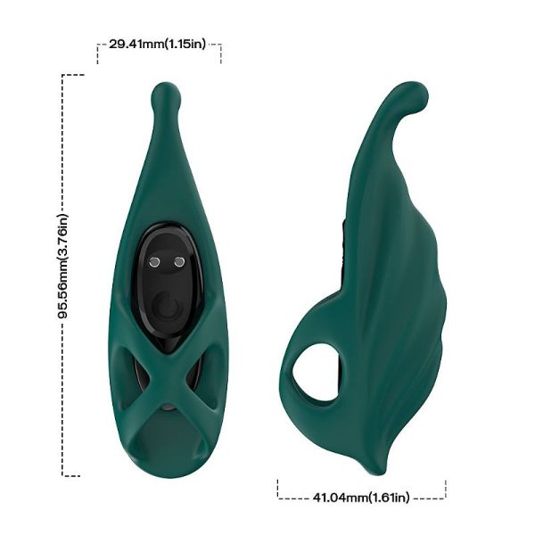 Vibrador para Dedo con 9 Modos de Vibración Silicona Recargable