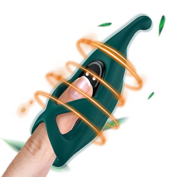 Vibrador para Dedo con 9 Modos de Vibración Silicona Recargable