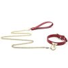 Collar Bondage con Cadena Red