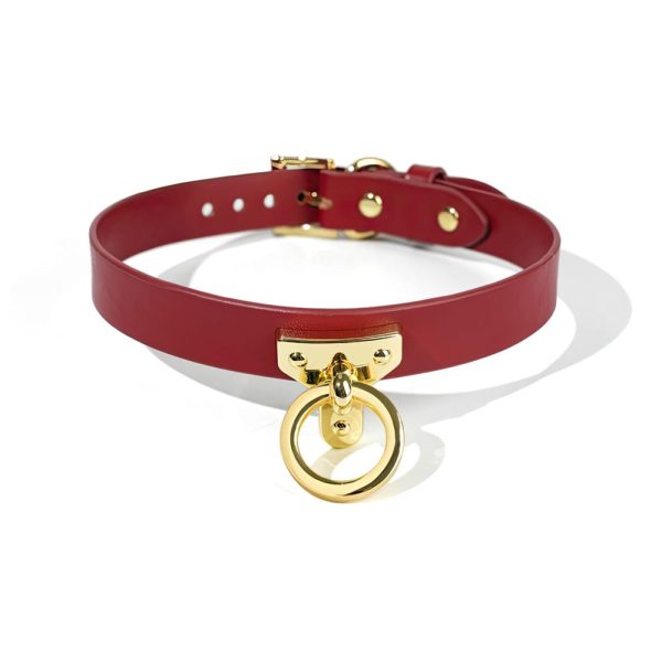 Collar Bondage con Cadena Red