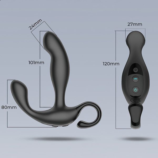 Masajeador de Próstata con Vibración y Movimiento Dedo