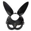 SM086 Mascara Conejo Ajustable Cuero Sintético BDSM