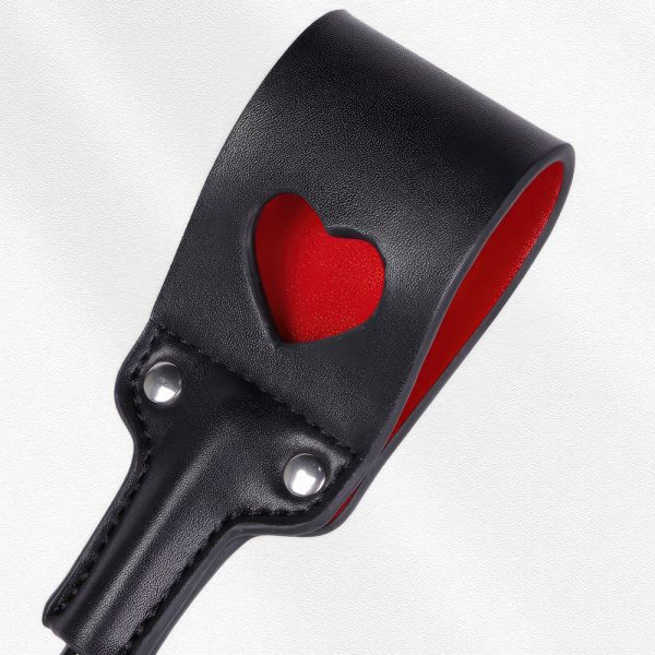 Fusta BDSM de Cuero Sintético Heart