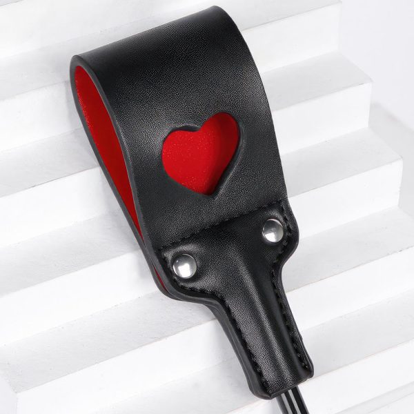 Fusta BDSM de Cuero Sintético Heart