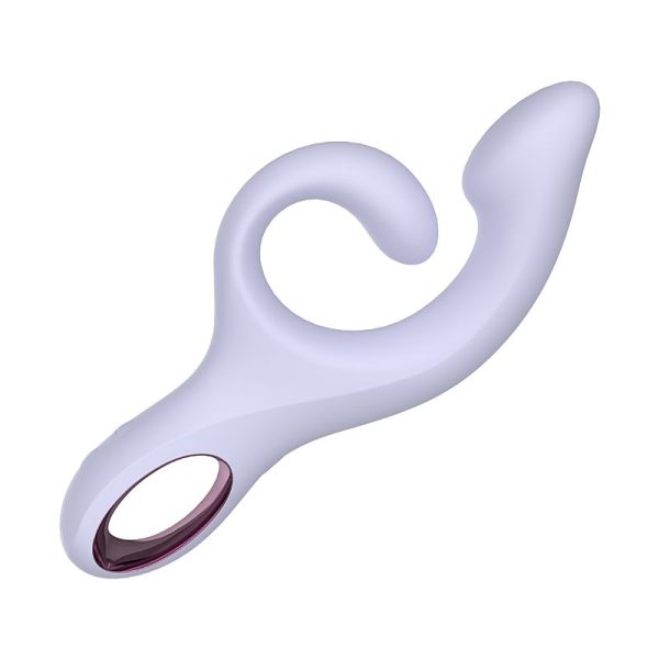 Vibrador Curvo Doble Good Luck - Punto G y Clítoris 9 Modos