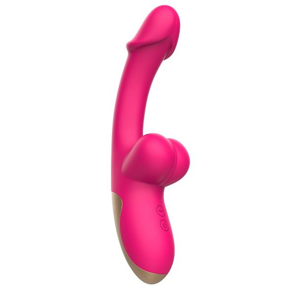 Vibrador con Forma de Pene Punto G y Clítoris 