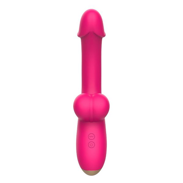 Vibrador con Forma de Pene Punto G y Clítoris 