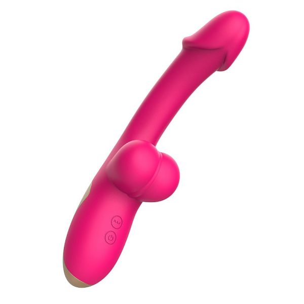Vibrador con Forma de Pene Punto G y Clítoris 
