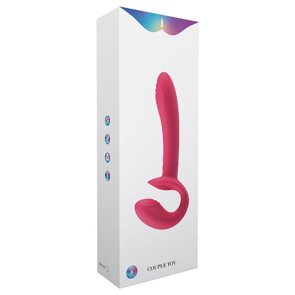 Vibrador Doble Strapless con Control Remoto