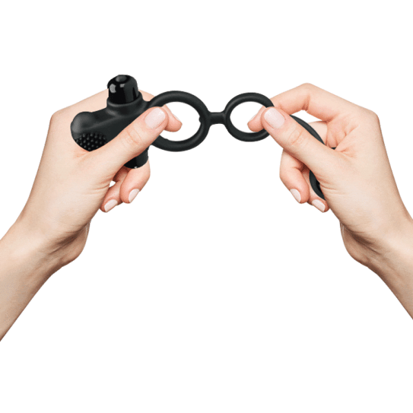 Anillo Vibrador 3 en 1 Para Pene Testículos y Estimulación Perineal
