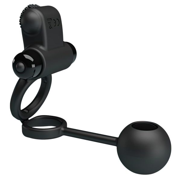Anillo Vibrador 3 en 1 Para Pene Testículos y Estimulación Perineal