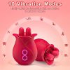 Estimulador Clitoriano Rosa con Lengüitas – Vibraciones y Movimientos