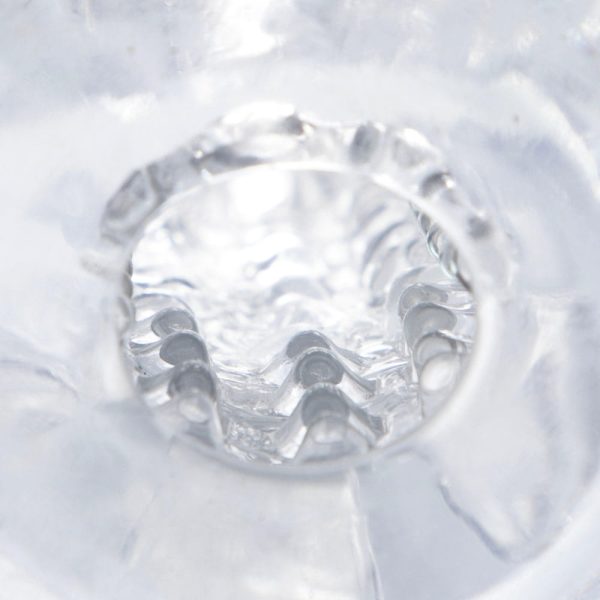 Masturbador Masculino Transparente con Textura Interna
