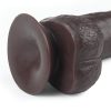 Consolador Flexible con Ventosa Pellizcable Sliding Skin 23,5 cm
