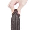 Consolador Flexible con Ventosa Pellizcable Sliding Skin 23,5 cm