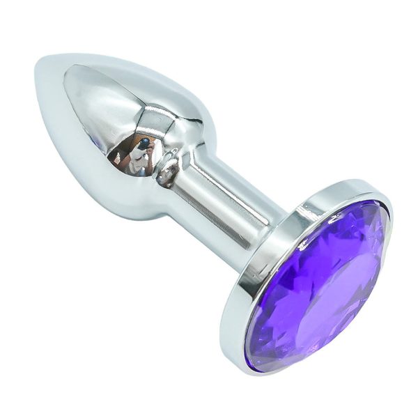 Plug Anal Metálico con strass MINI