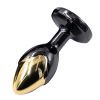Plug Anal Metálico Bicolor con Strass