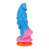 Monster Dildo Silicona Texturizado Brilla en la Oscuridad 20 cm